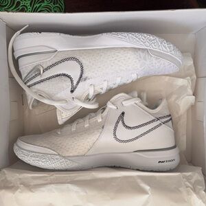 Nike LeBron NXXT Gen White/Metallic Silver Size 12